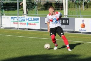 Oscar Kommeren in actie voor Hoogland