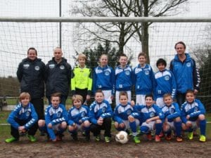 Jeroen van de Wetering trainer A1 en Visietrainer E jeugd 2014/2015.  (op de teamfoto van Epe D1 staat Jeroen helemaal links)