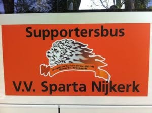 magneetplaat supportersbus